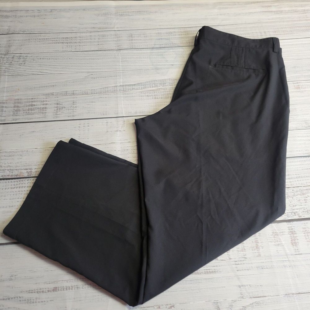 Adidas Clima Lite Mens Golf Pants Size 38x30 Black Lightweight‎ Polyester